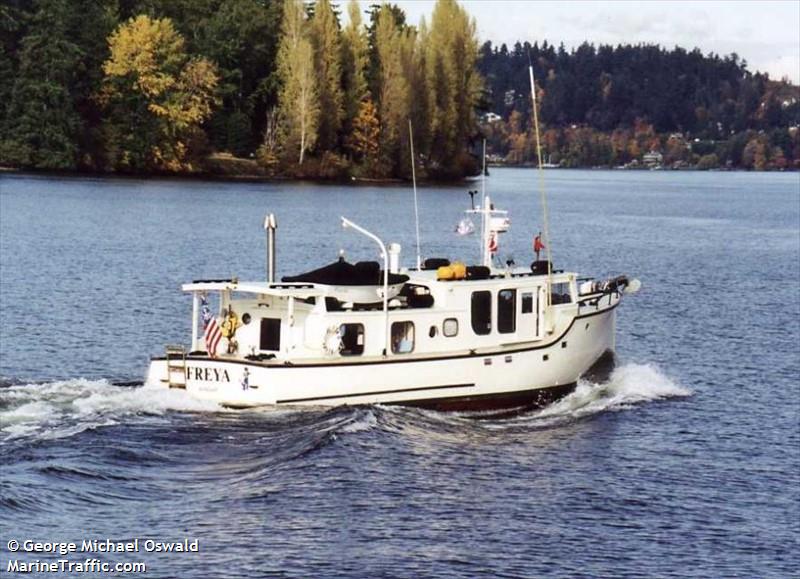 freya (Pleasure craft) - IMO , MMSI 366842850, Call Sign WDG8957 under the flag of United States (USA)