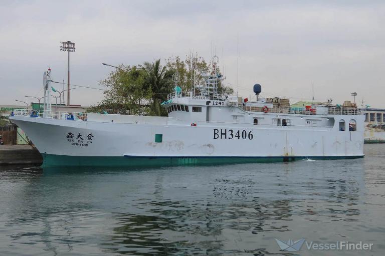 xin da fa (Fishing vessel) - IMO , MMSI 416244600, Call Sign BH3406 under the flag of Taiwan