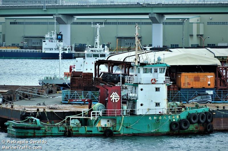 sanwamaru no38 (Tug) - IMO , MMSI 431301553, Call Sign JI3687 under the flag of Japan