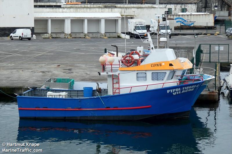 vilacor (Fishing vessel) - IMO , MMSI 204202740, Call Sign CUVN6 under the flag of Azores