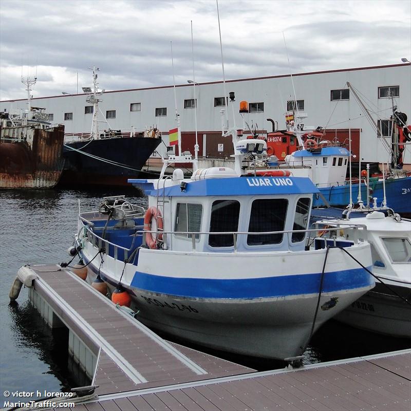 luar uno (Fishing vessel) - IMO , MMSI 224521320 under the flag of Spain