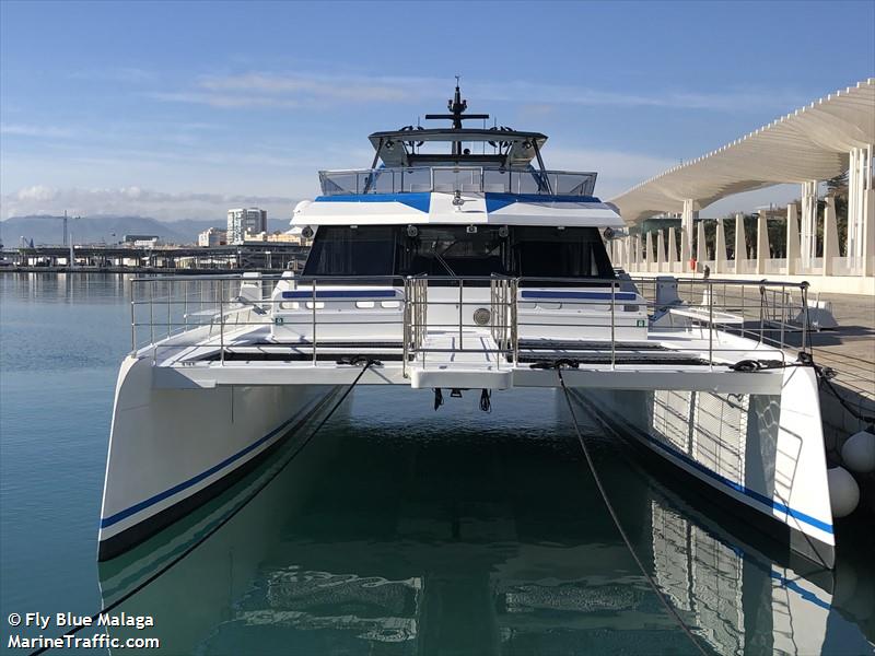 fly blue quattro (Passenger ship) - IMO , MMSI 225992707 under the flag of Spain
