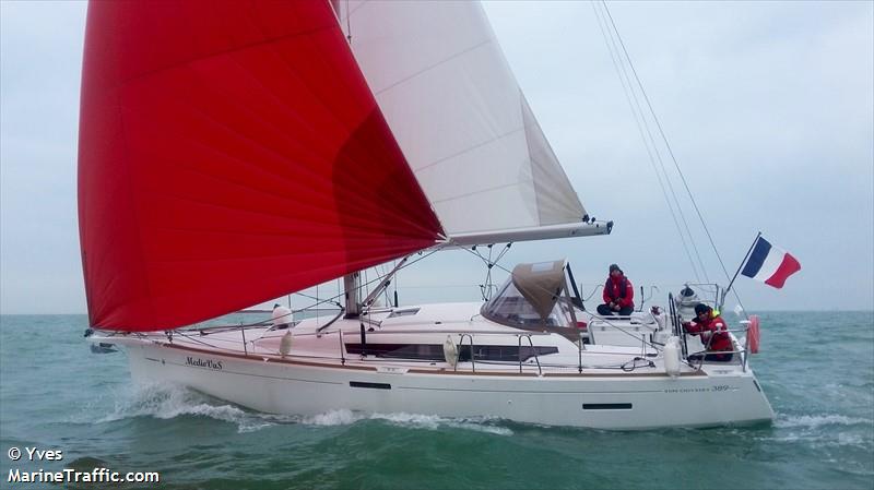mediovas (Sailing vessel) - IMO , MMSI 227449060, Call Sign FAD9617 under the flag of France