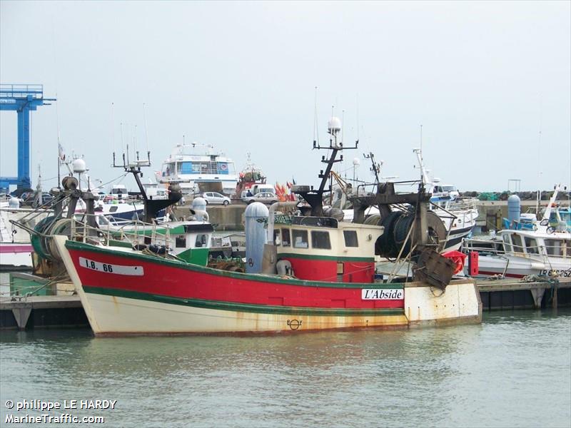 fv l abside (Fishing vessel) - IMO , MMSI 227642080, Call Sign FH6061 under the flag of France
