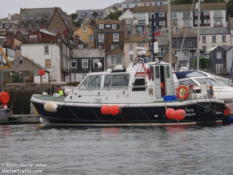 mts agility (Pilot) - IMO , MMSI 235007883, Call Sign MQQK9 under the flag of United Kingdom (UK)