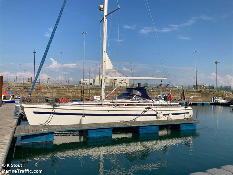 kristin (Sailing vessel) - IMO , MMSI 235034557, Call Sign MLZJ4 under the flag of United Kingdom (UK)