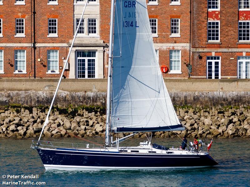 sassy blue 2 (Sailing vessel) - IMO , MMSI 235065675, Call Sign 2BFL9 under the flag of United Kingdom (UK)