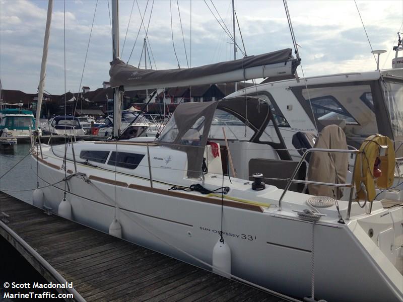 vixen (Sailing vessel) - IMO , MMSI 235089974, Call Sign 2FBY3 under the flag of United Kingdom (UK)