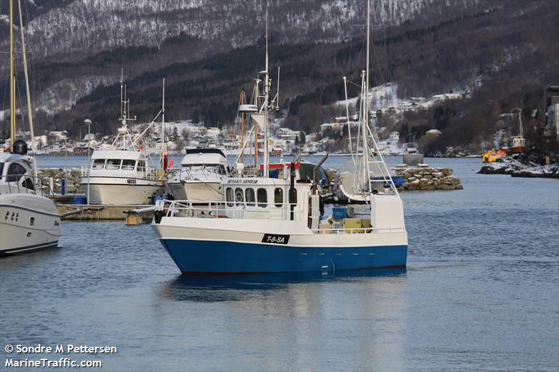 edvard senior (Fishing vessel) - IMO , MMSI 257371420, Call Sign LM7343 under the flag of Norway