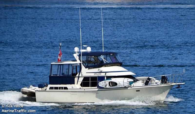 emileah (Pleasure craft) - IMO , MMSI 316039811, Call Sign EMILEAH under the flag of Canada
