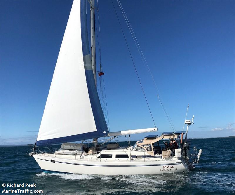 maia (Sailing vessel) - IMO , MMSI 367740010, Call Sign WDI8576 under the flag of United States (USA)