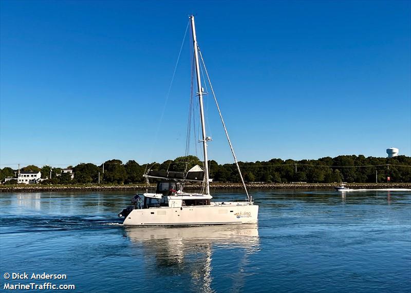 livin wright (Pleasure craft) - IMO , MMSI 368173080, Call Sign MCFP5 under the flag of United States (USA)