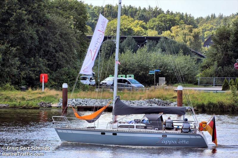 zappalotte (Sailing vessel) - IMO , MMSI 211200570, Call Sign DF7765 under the flag of Germany