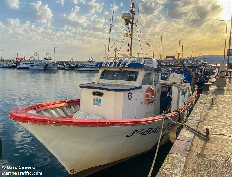 oratge primero (Fishing vessel) - IMO , MMSI 224233470, Call Sign EA9230 under the flag of Spain