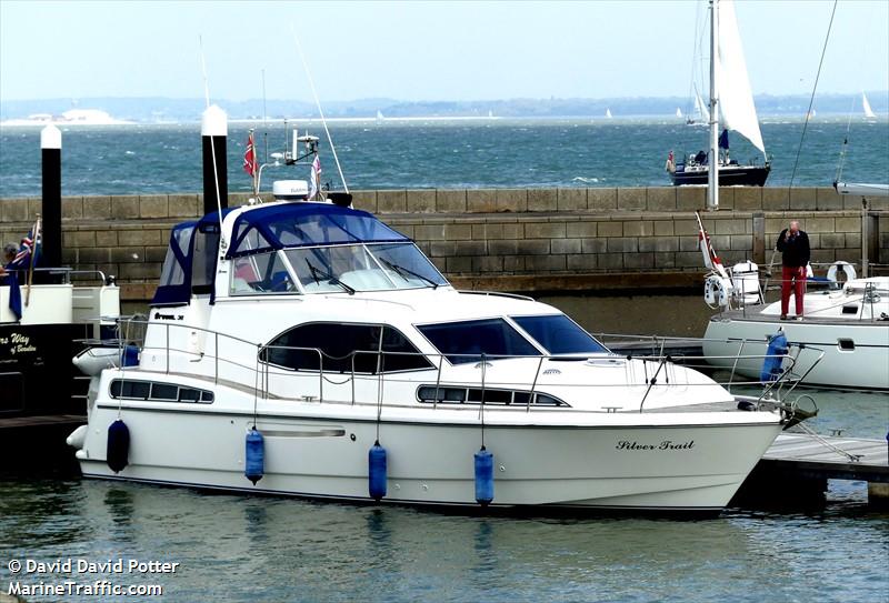 silver trail (Pleasure craft) - IMO , MMSI 235081727, Call Sign MVOS6 under the flag of United Kingdom (UK)