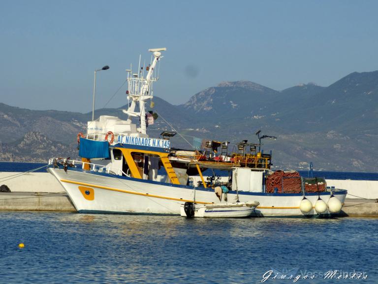 ag.nikolaos (Fishing vessel) - IMO , MMSI 239098000, Call Sign SX8964 under the flag of Greece