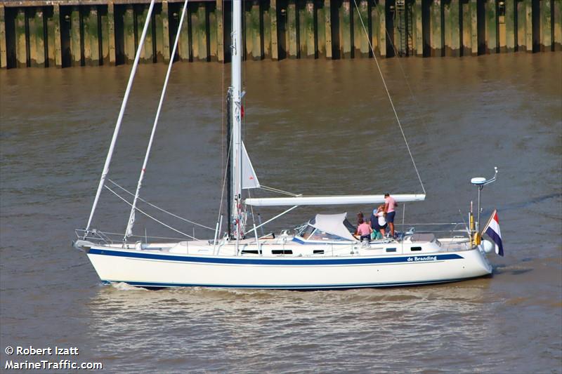 de branding (Sailing vessel) - IMO , MMSI 244670551, Call Sign PH2110 under the flag of Netherlands