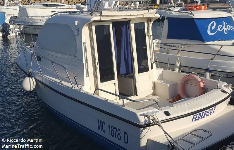 federico 2 (Pleasure craft) - IMO , MMSI 247225180, Call Sign IM2668 under the flag of Italy