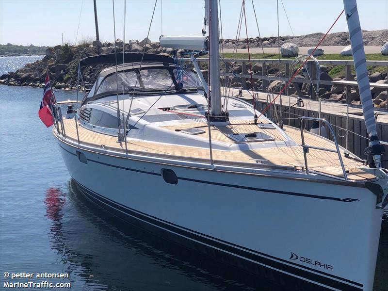phia (Sailing vessel) - IMO , MMSI 257069880, Call Sign LD3256 under the flag of Norway