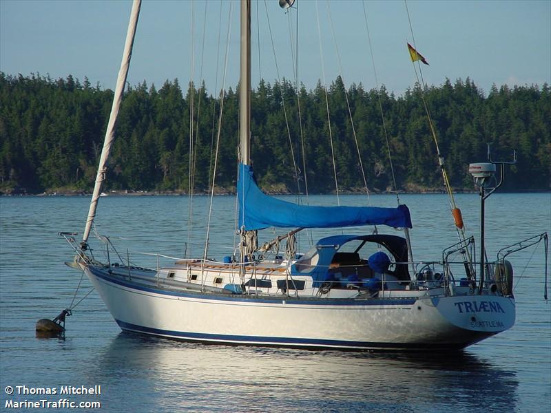 triaena (Sailing vessel) - IMO , MMSI 368106320, Call Sign WDK9742 under the flag of United States (USA)