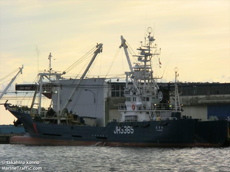 hiyoshi maru (Fishing vessel) - IMO , MMSI 431100318, Call Sign JH3365 under the flag of Japan