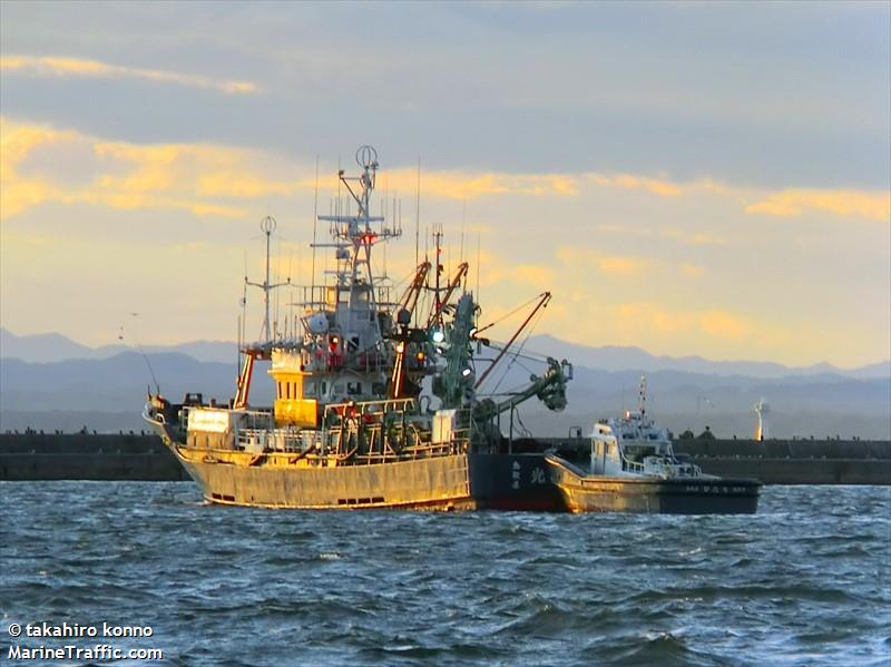 8koyomaru (Fishing vessel) - IMO , MMSI 431401576, Call Sign JK4936 under the flag of Japan
