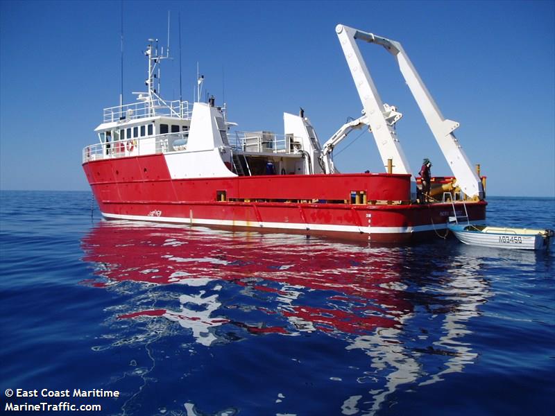 pacific conquest (Research Vessel) - IMO 8600741, MMSI 503304000, Call Sign VNBC under the flag of Australia