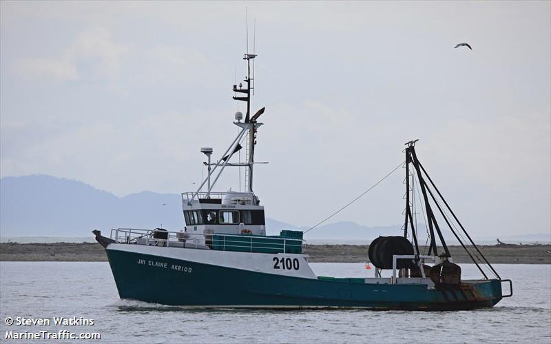 jay elaine (Fishing vessel) - IMO , MMSI 512001046, Call Sign ZM2204 under the flag of New Zealand