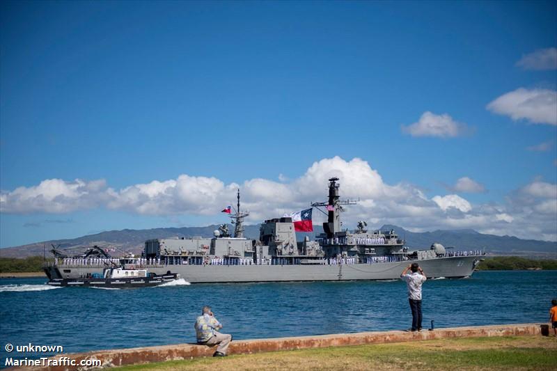 buque armada chile (Military ops) - IMO , MMSI 725000555, Call Sign CCLY under the flag of Chile