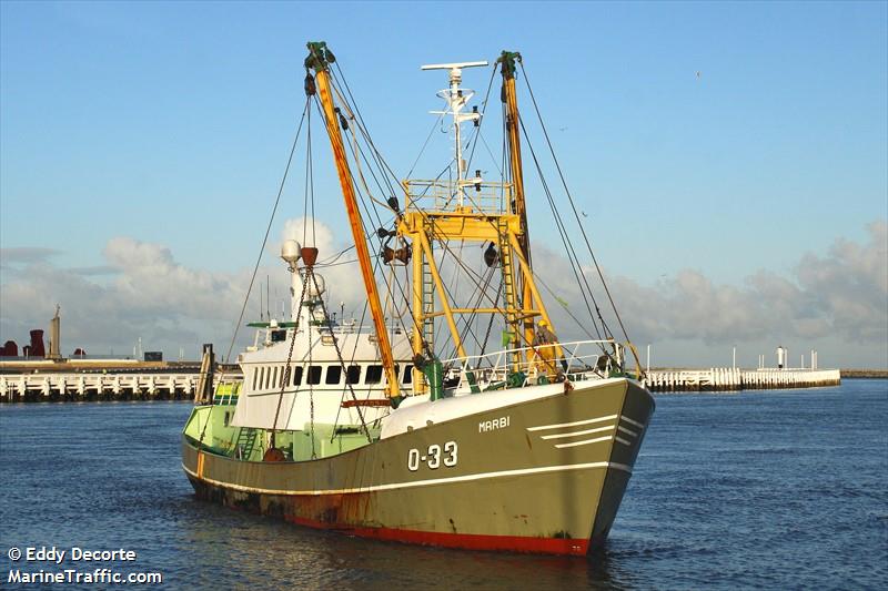 o.33 marbi (Fishing Vessel) - IMO , MMSI 205275000, Call Sign OPBG under the flag of Belgium
