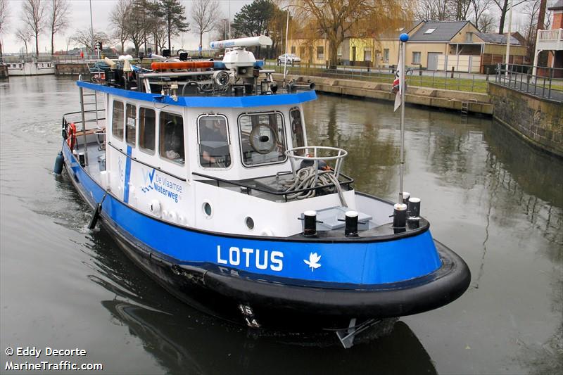 lotus (WIG) - IMO , MMSI 205635000, Call Sign ORBN under the flag of Belgium
