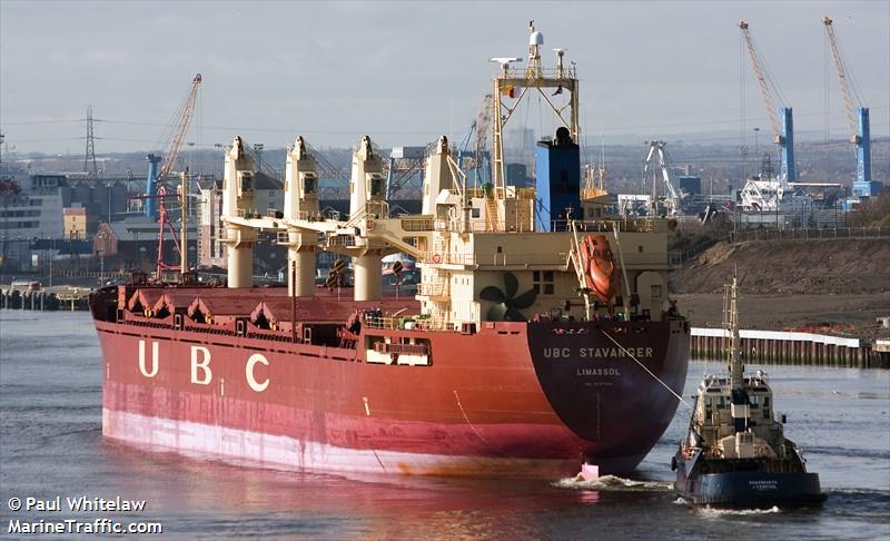 ubc stavanger (General Cargo Ship) - IMO 9287340, MMSI 209156000, Call Sign P3XJ9 under the flag of Cyprus