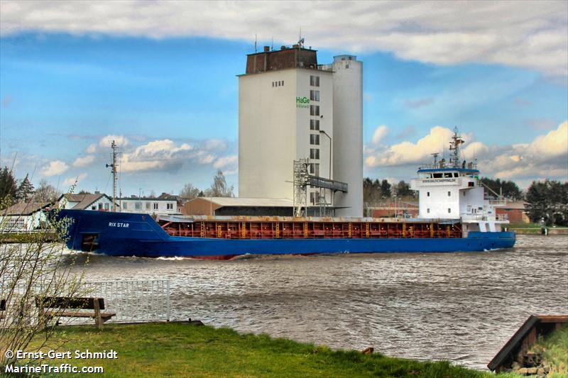 rix star (General Cargo Ship) - IMO 9006277, MMSI 209239000, Call Sign 5BYE4 under the flag of Cyprus