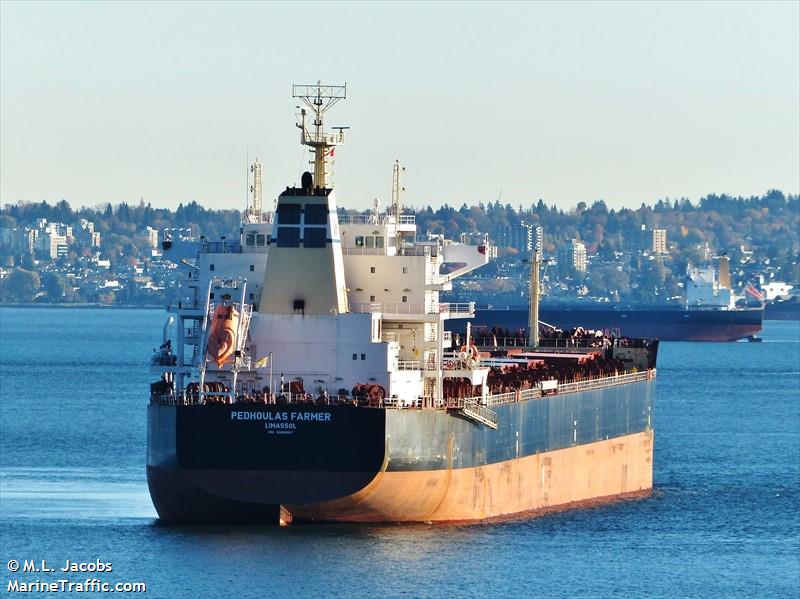 pedhoulas farmer (Bulk Carrier) - IMO 9589267, MMSI 210156000, Call Sign 5BRX3 under the flag of Cyprus