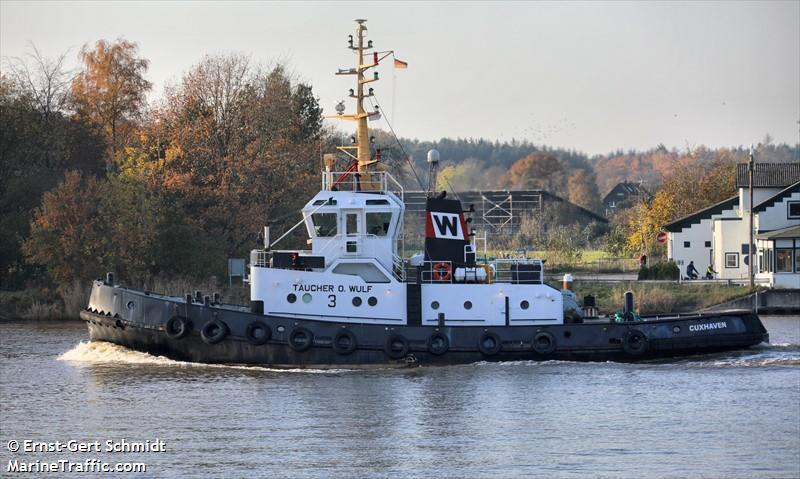 taucher o.wulf 3 (Tug) - IMO 5419244, MMSI 211331920, Call Sign DDTC under the flag of Germany