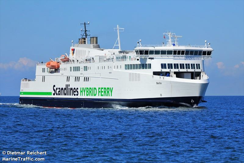 berlin (Passenger/Ro-Ro Cargo Ship) - IMO 9587855, MMSI 211727510, Call Sign DKDF2 under the flag of Germany