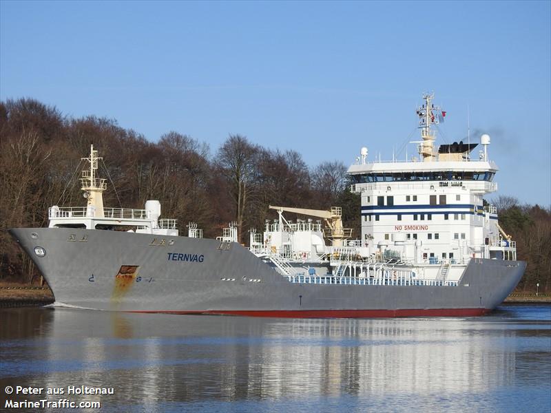 ternvag (Chemical/Oil Products Tanker) - IMO 9277371, MMSI 219081000, Call Sign OWIP2 under the flag of Denmark