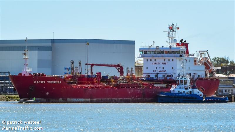 cathy theresa (Chemical/Oil Products Tanker) - IMO 9478315, MMSI 219374000, Call Sign OZEV2 under the flag of Denmark