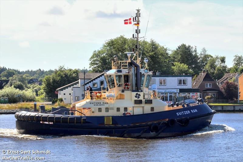 svitzer ran (Tug) - IMO 9760847, MMSI 220486000, Call Sign OXFZ2 under the flag of Denmark