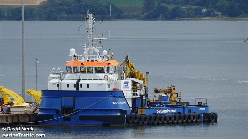 voe vanguard (Utility Vessel) - IMO 9809693, MMSI 232008636, Call Sign MBEN9 under the flag of United Kingdom (UK)