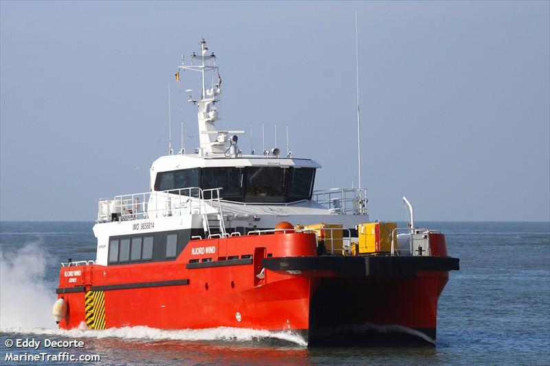 njord wind (Offshore Tug/Supply Ship) - IMO 9858814, MMSI 232023506, Call Sign MFTJ2 under the flag of United Kingdom (UK)