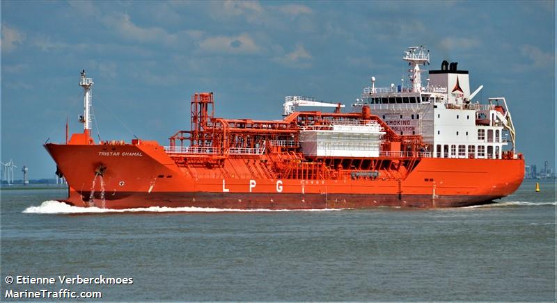 tristar shamal (Tanker) - IMO , MMSI 236567000, Call Sign ZDJT9 under the flag of Gibraltar