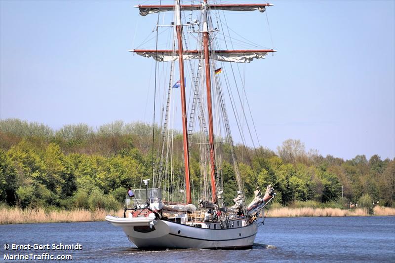 jr tolkien (Sailing vessel) - IMO , MMSI 244496000, Call Sign PFRB under the flag of Netherlands