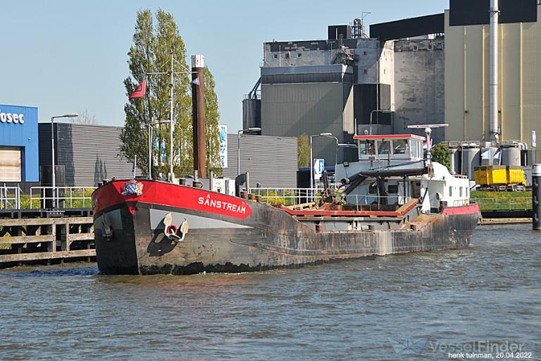 sanstream (Cargo ship) - IMO , MMSI 244700803, Call Sign PF8098 under the flag of Netherlands