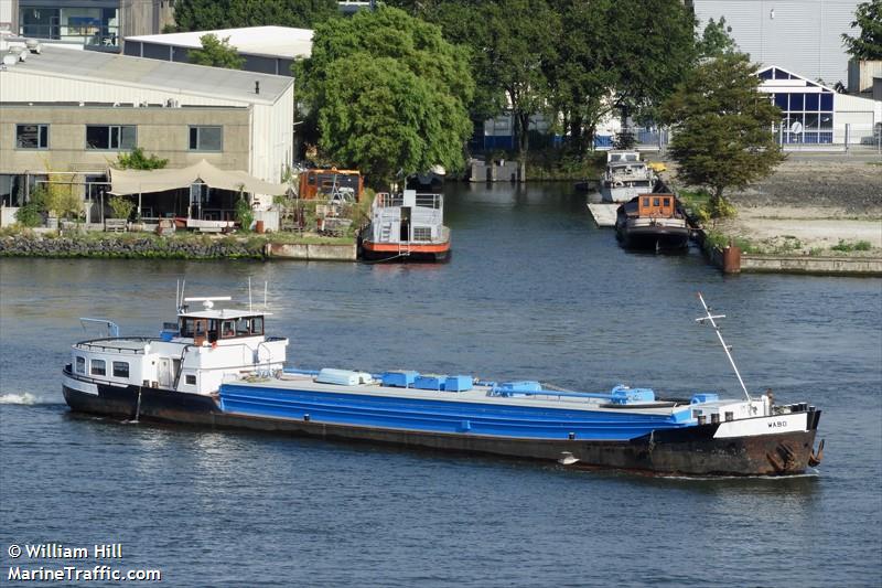 wabo (Cargo ship) - IMO , MMSI 244740307, Call Sign PE6642 under the flag of Netherlands