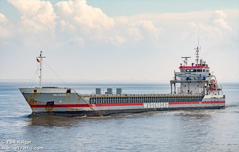 delfborg (General Cargo Ship) - IMO 9393266, MMSI 245091000, Call Sign PHMR under the flag of Netherlands