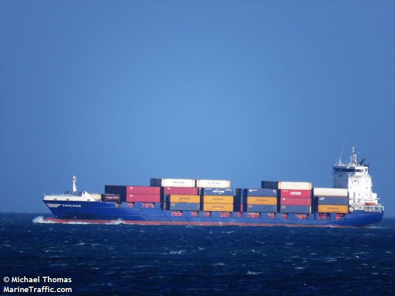 endeavor (Container Ship) - IMO 9312195, MMSI 245222000, Call Sign PHCH under the flag of Netherlands