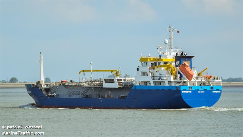 brisote (LPG Tanker) - IMO 9655016, MMSI 246881000, Call Sign PCQO under the flag of Netherlands
