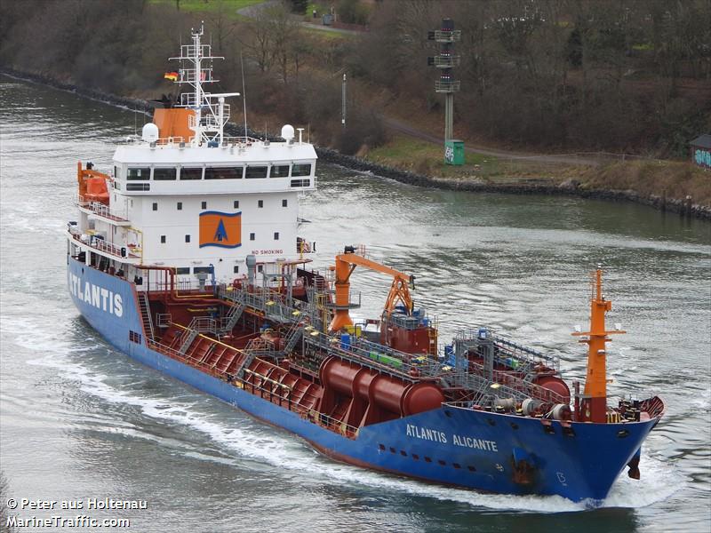 atlantis alicante (Chemical/Oil Products Tanker) - IMO 9390874, MMSI 248295000, Call Sign 9HA4600 under the flag of Malta