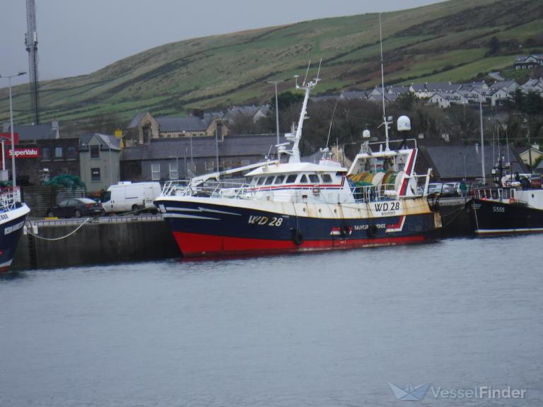 sauveur du monde (Fishing vessel) - IMO , MMSI 250004233, Call Sign EISB9 under the flag of Ireland
